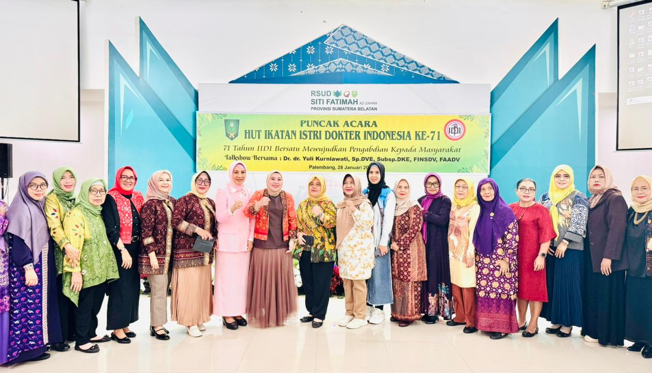 Wanita Persahi Sumsel Hadiri HUT ke-71 IIDI di RSUD Siti Fatimah