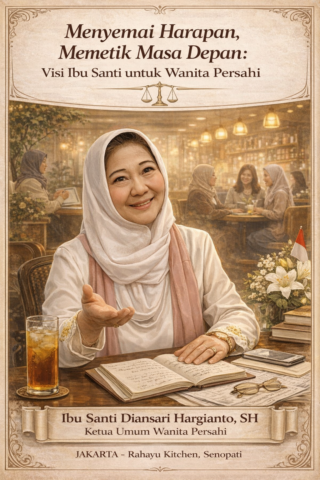 Santi Diansari, ketum Wanita Persahi: menyemai Harapan