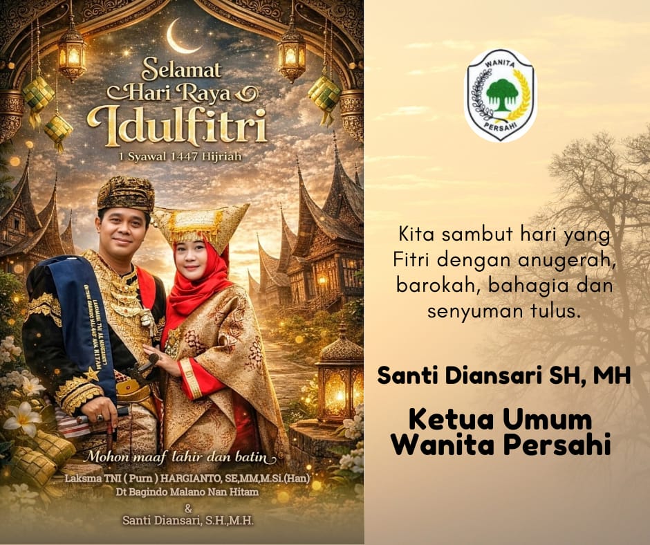 Ucapan Idulfitri 1447 H Wanita Persahi: Perkuat Solidaritas dan Toleransi