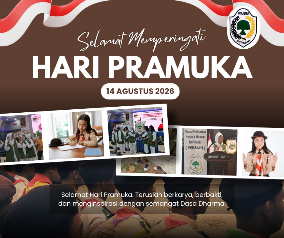 Selamat Hari Pramuka 14 Agustus 2026 dari Wanita PERSAHI