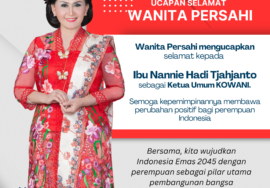 Selamat dan Sukses Ibu Nannie Hadi Tjahjanto!