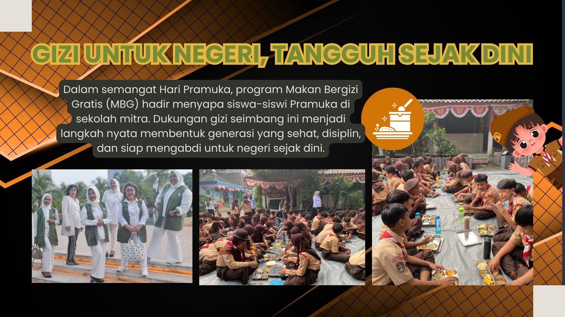 MBG Pramuka: Gizi untuk Negeri