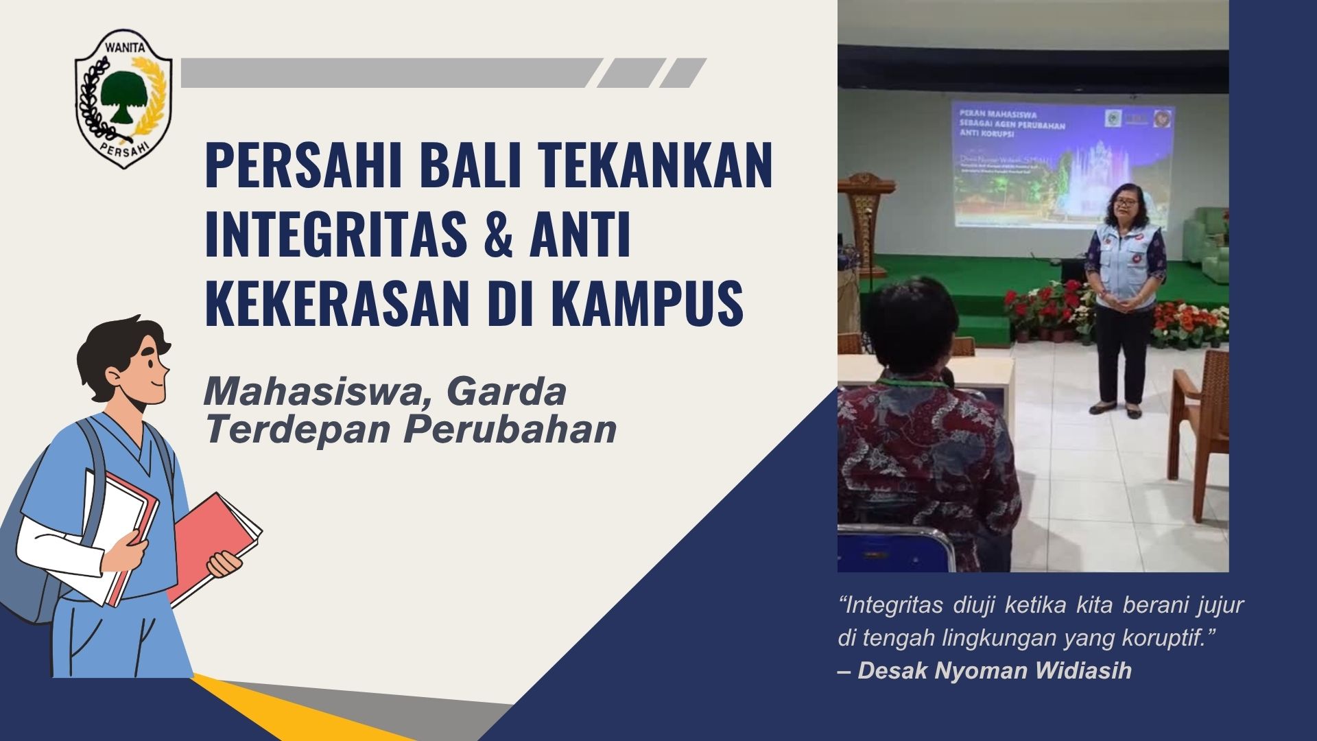 Persahi Bali Tekankan Integritas dan Anti Kekerasan di 