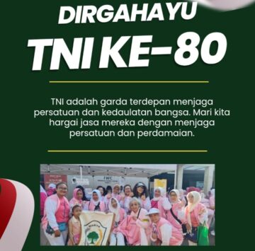 Wanita Persahi: Selamat Dirgahayu TNI ke-80, Tetap Tegu