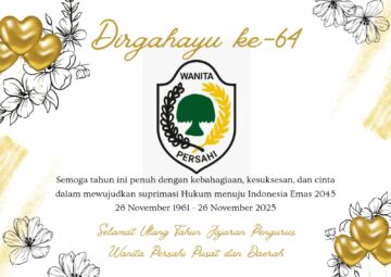 64 Tahun Wanita Persahi: Menjaga Nurani Hukum, Menyulam