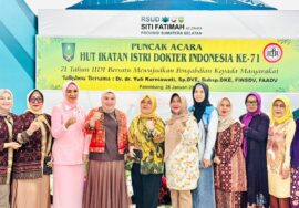 Pererat Silaturahmi Lintas Profesi, Wanita Persahi Sumsel Hadiri Peringatan HUT ke-71 IIDI di Palembang