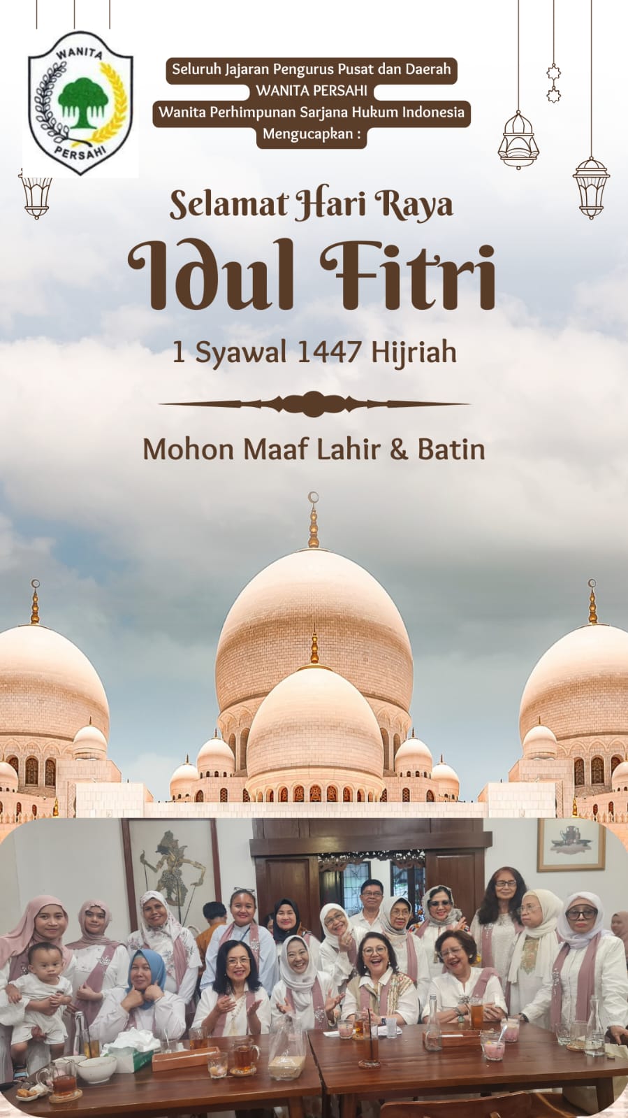 Sambut Idulfitri 1447 H, Wanita Persahi Tekankan Nilai Keharmonisan Dan Pelestarian Budaya