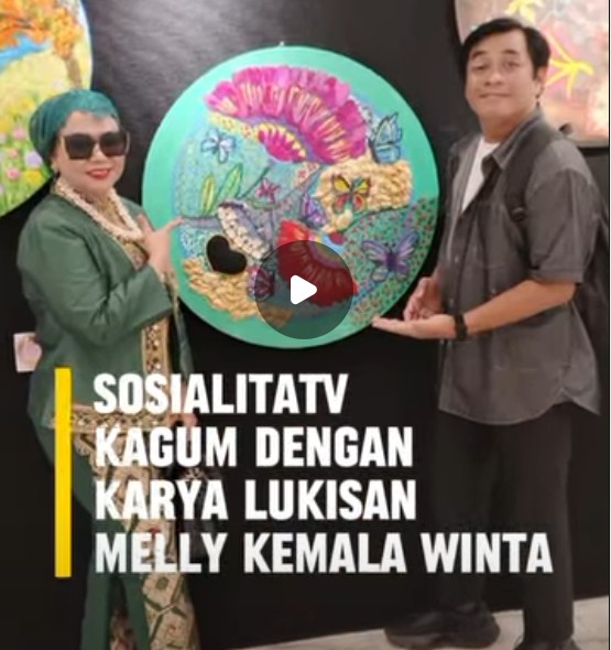 Bendahara Umum Wanita Persahi, Melly Kemala Winta, Tampilkan Karya Elegan di Pameran “Circles, Rounds, Spheres”