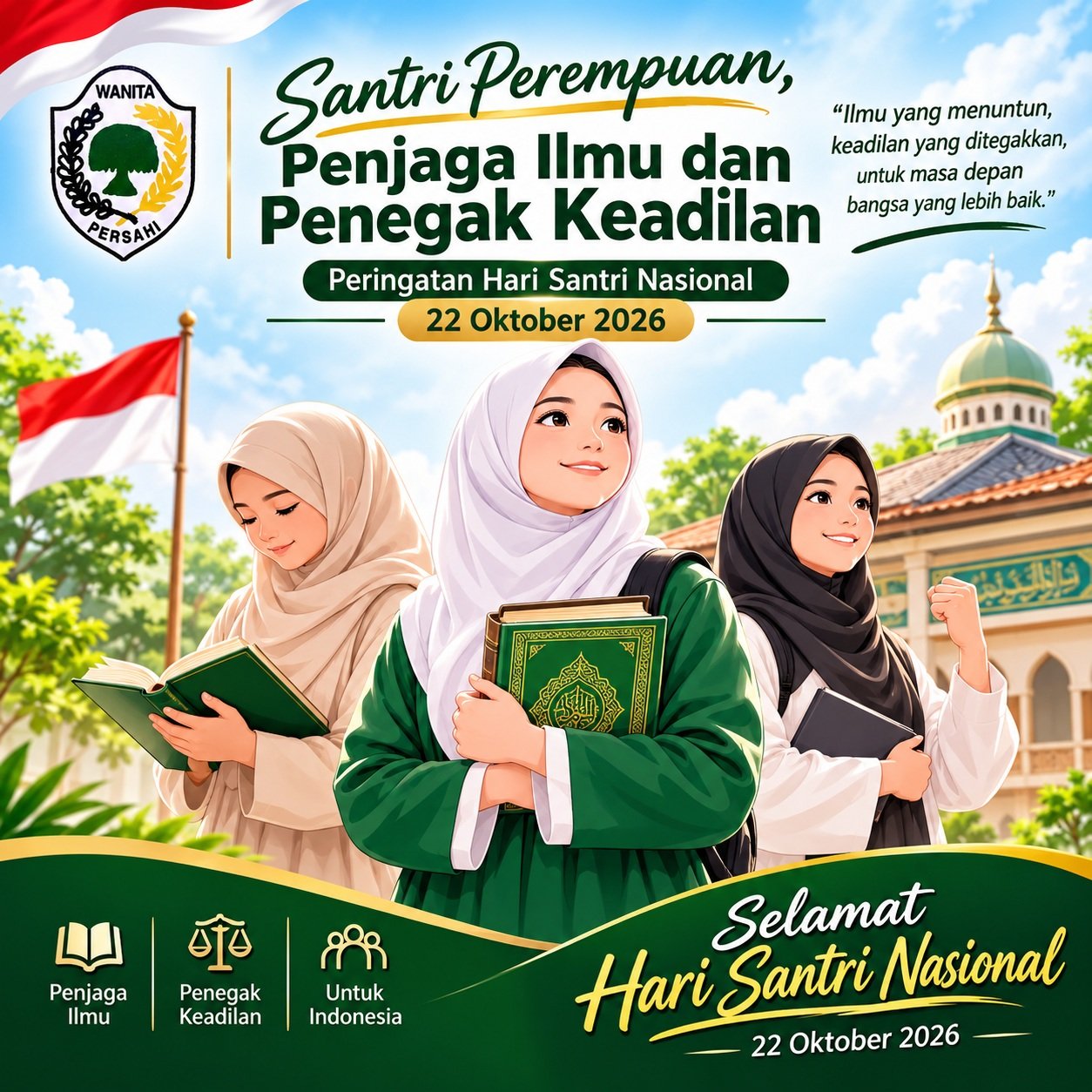 Santri Perempuan, Penjaga Ilmu dan Penegak Keadilan